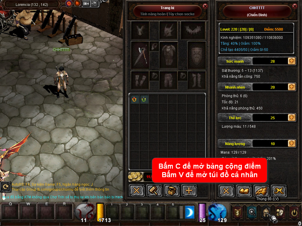 Chức năng chính của Game MU Hoàn Vũ